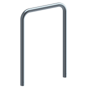 Guard hoop |  76 x 2,6 mm | without cross bar | for casting in concrete | total width: 1000 mm | total height: 1500 mm | hot-dip galvanized